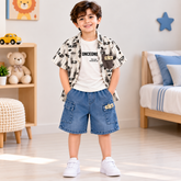 3 Piece Flip Denim Set - DB-18