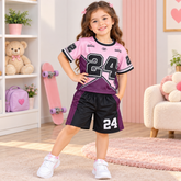 Pink Sports Jersey Set - JG-01