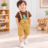 Brown Dinosaur Romper - RB-11