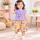Purple Funky Shirt & Shorts - CG-23