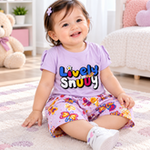 Purple Butterfly Shirt & Short - CG-20