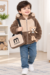 Bear Fur Jacket with Bag - FJ-02