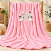 Pink Kitty Fluffy Blanket - BL-05