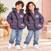 Purple Puffer With Bag - PU-02