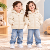 Cream Puffer Jacket - PU-04