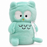 Cyan Owl Fluffy Blanket - BL-06