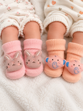 Pink & Orange Socks Set - ZU-01