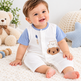 Koala White Romper - BR-01