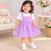 Purple Flower Frock - FG-34