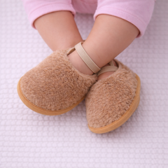 Brown Plush Shoes - SG-11