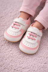 White & Pink Nike Shoes - SG-06