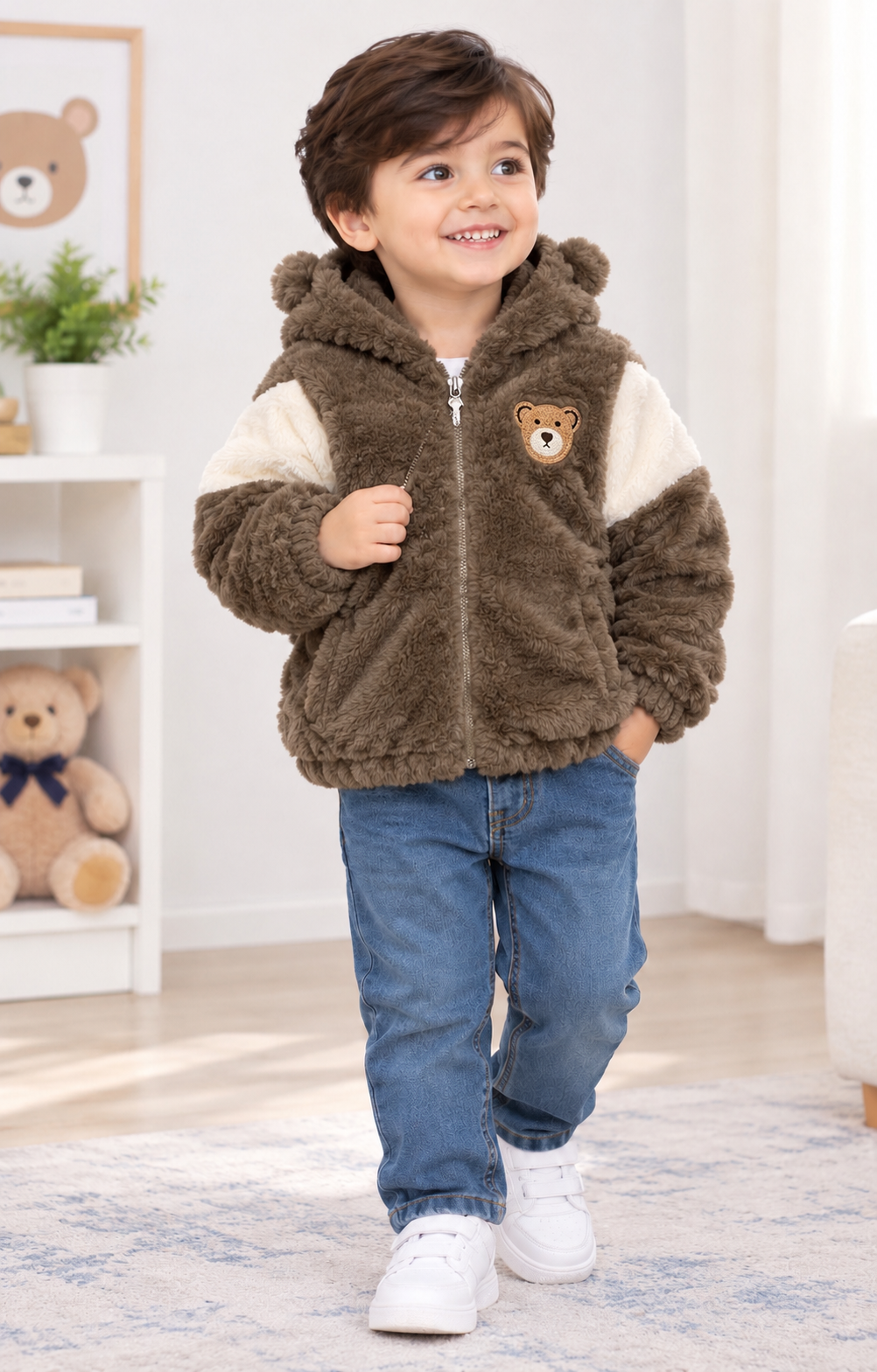 Brown Bear Fur Jacket - FJ-05