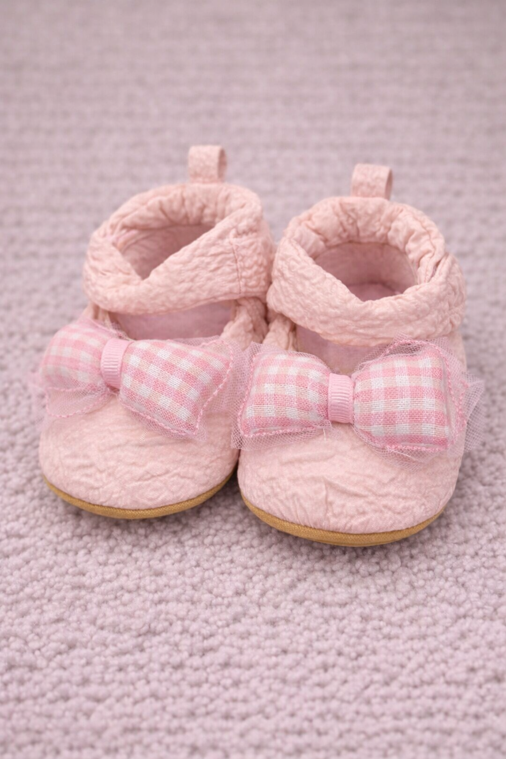 Pink Bow Booties - SG-15