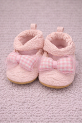 Pink Bow Booties - SG-15