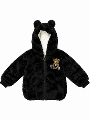 Black Bear Fur Jacket - FJ-13
