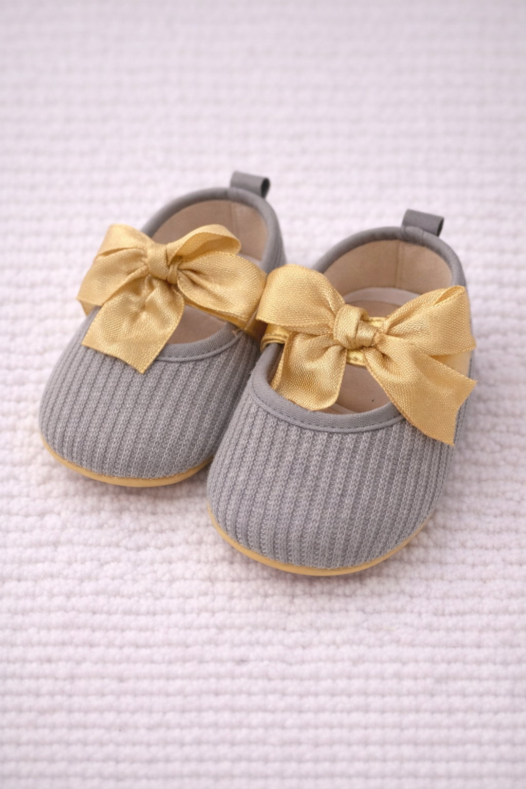 Grey Bow Shoes - SG-05