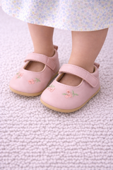 Pink Embroidered Shoes - SG-02