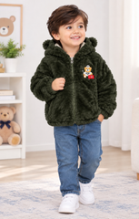 Green Bear Fur Jacket - FJ-06