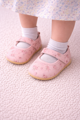 Pink Floral Booties - SG-16