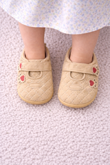Beige Quilted Shoes - SG-08
