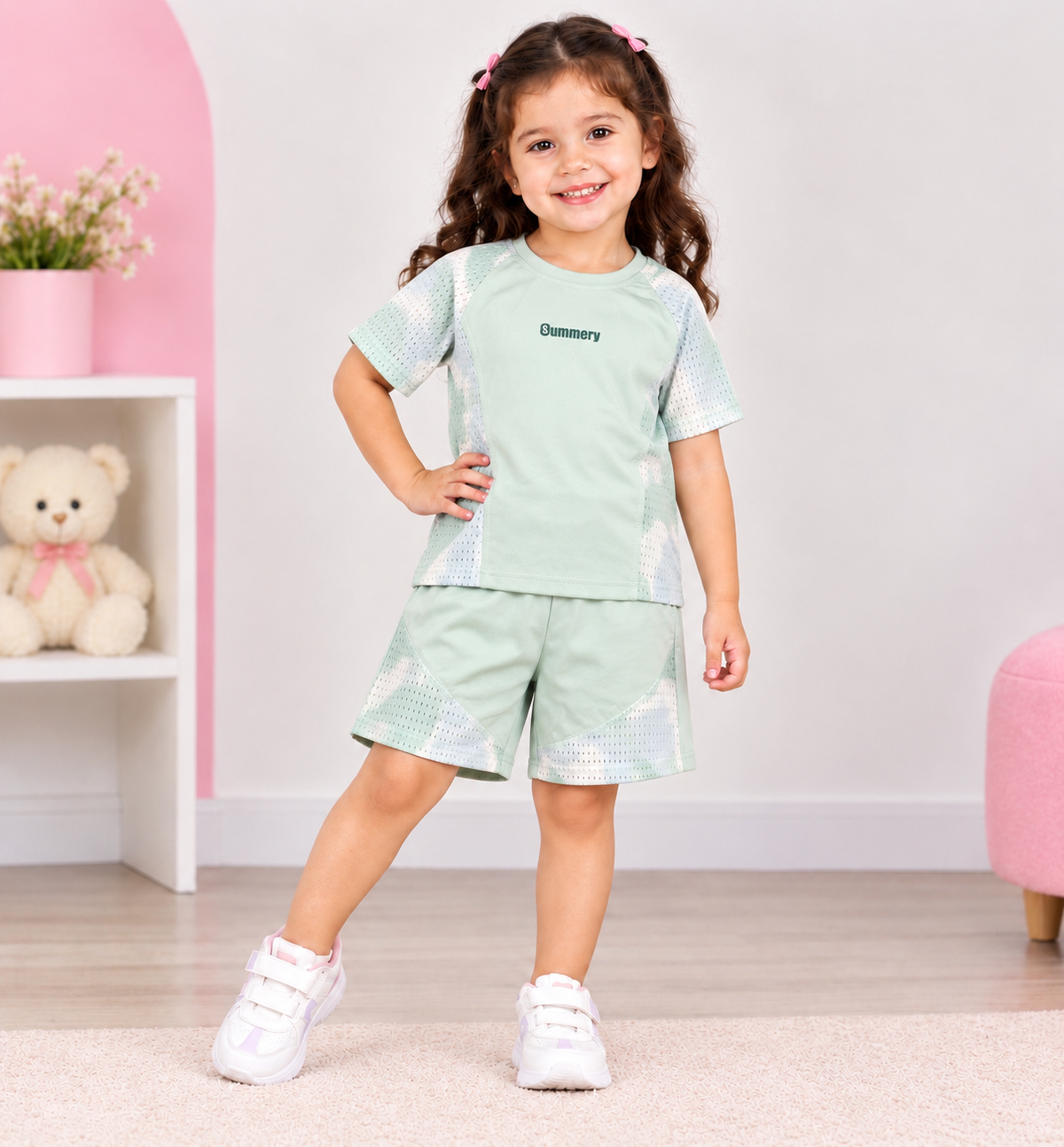 Light Green Sports Wear - JG-09