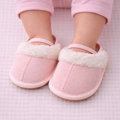 Pink Furry Slippers - SG-19