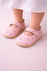 Pink Floral Booties - SG-16