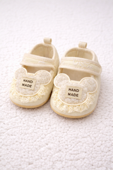 White Embroidered Shoes - SG-13