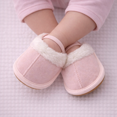 Pink Furry Slippers - SG-19