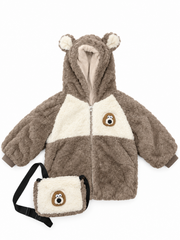 Brown Bear Fur Jacket - FJ-08