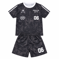 Black Sports Jersey Set - JB-04