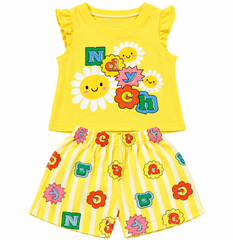 Yellow Sun Shirt & Shorts - CG-21