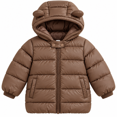 Brown Bear Puffer Jacket - PU-06