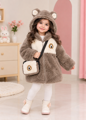 Brown Bear Fur Jacket - FJ-08