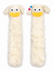 White Funky Fur Socks - WS-08