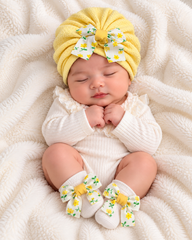 Lemon Turban Cap Set - HB-13