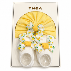 Lemon Turban Cap Set - HB-13