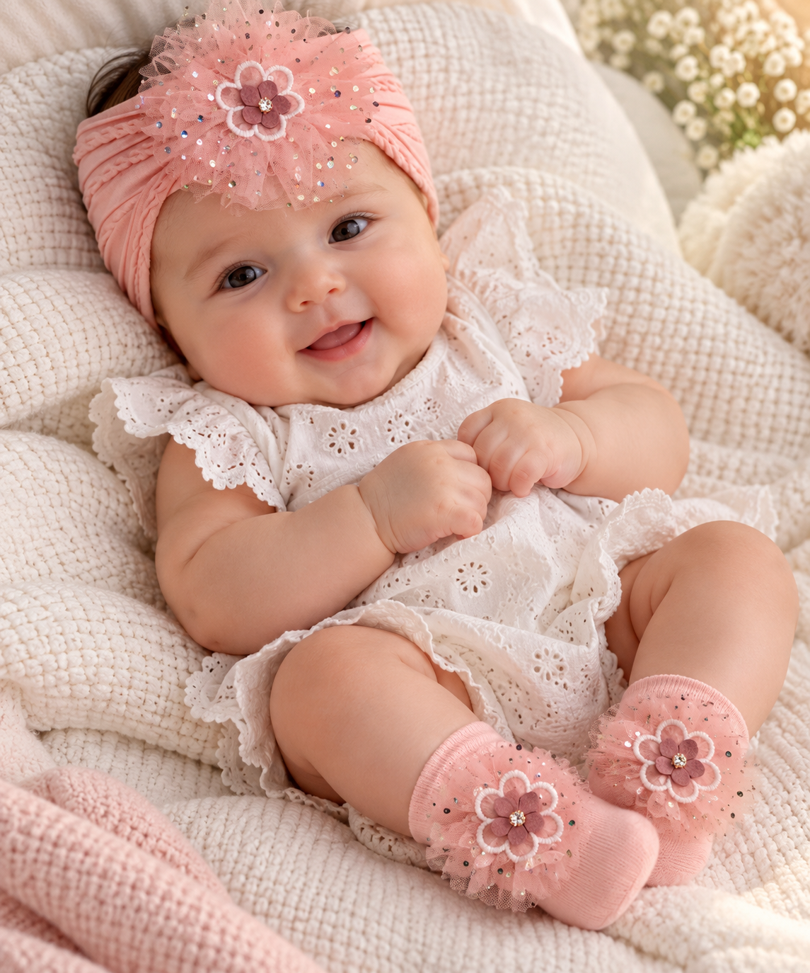 Pink Funky Headband Set - HB-05