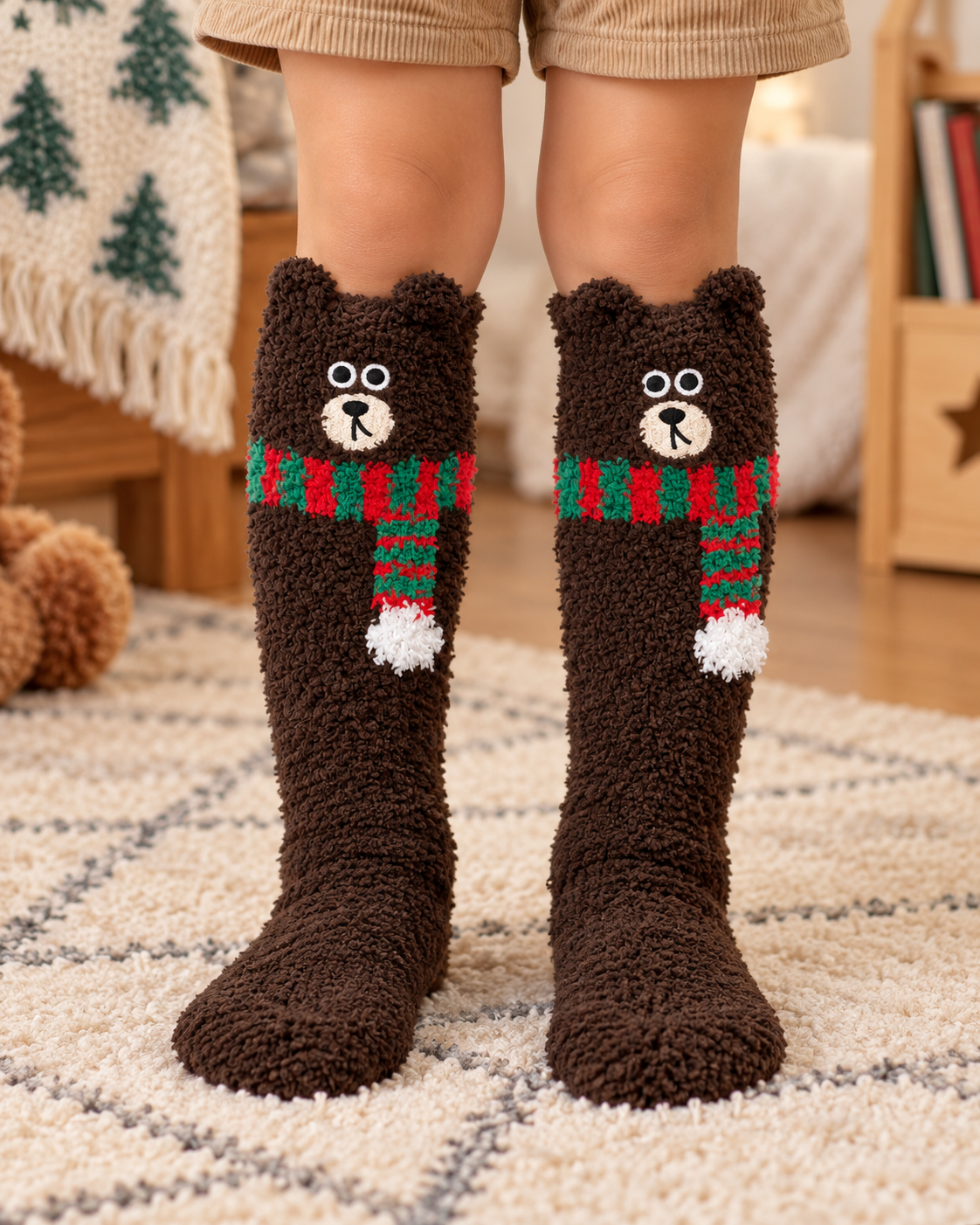 Brown Bear Socks - WS-15