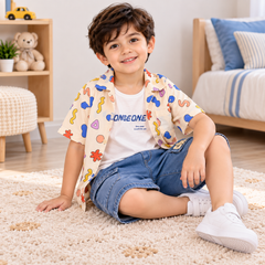 3 Piece Alphabet Denim Set - DB-22