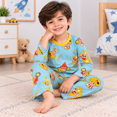 Sky Blue Funky Shirt & Trouser - TB-16