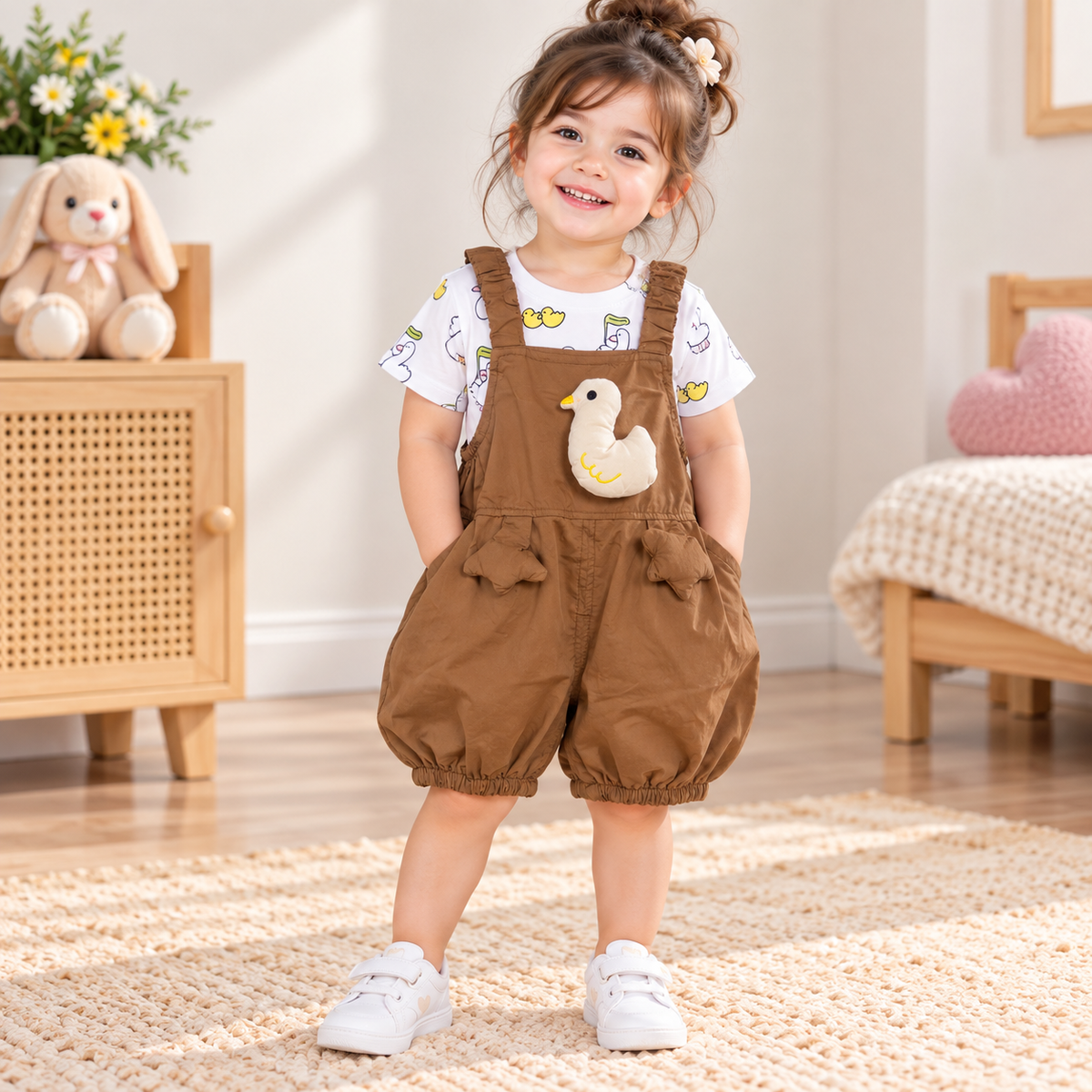 Brown Duck Romper - RG-01