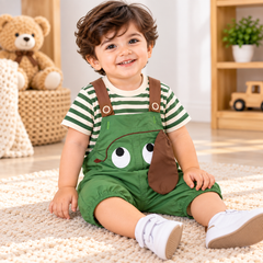 Green 3D Cartoon Romper - RB-07