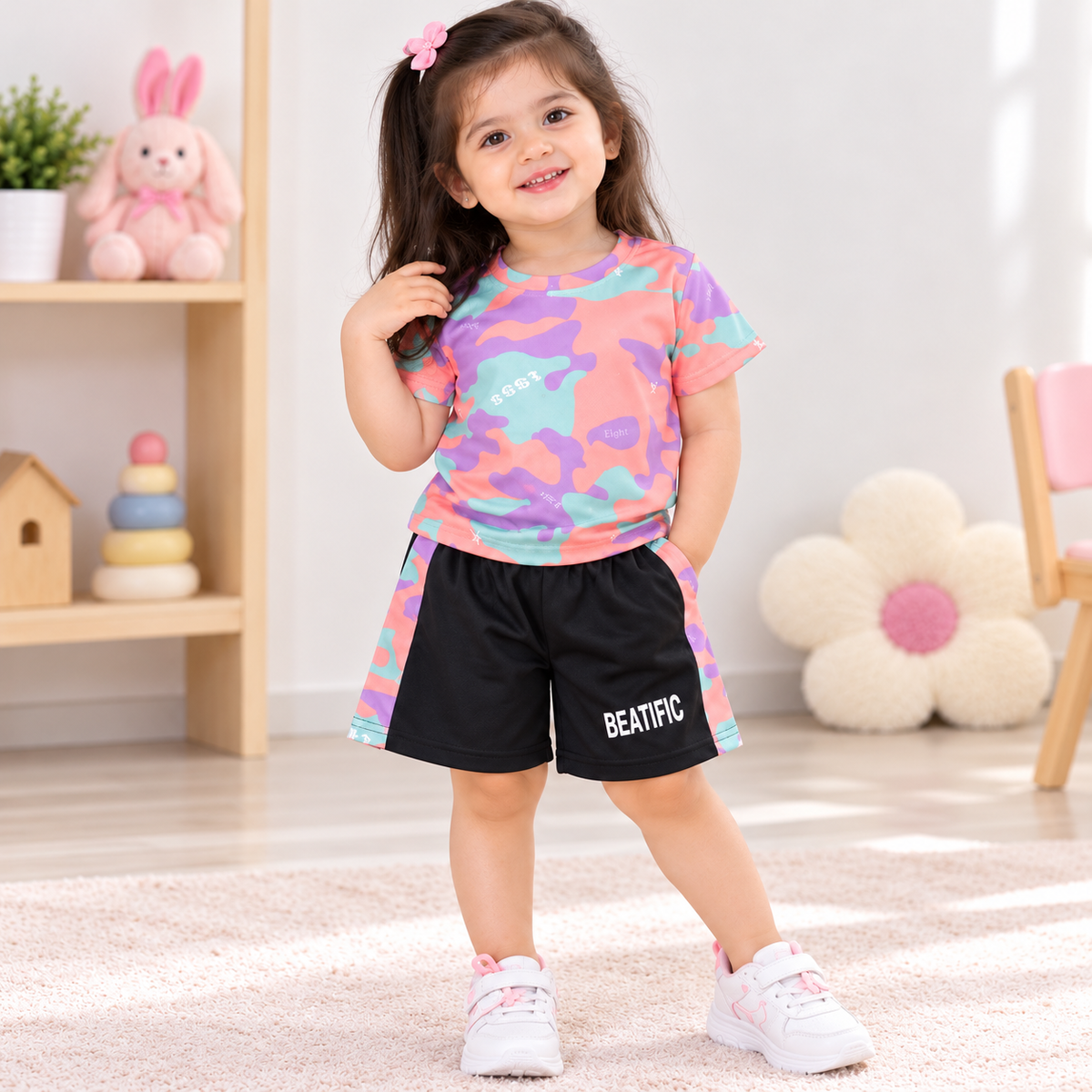 Pink Camo Sports wear - JG-06