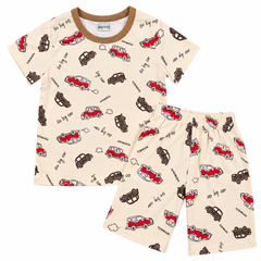 Cream Cars Shirt & Shorts - CB-14