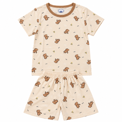 Cream Bear Shirt & Shorts - CB-10