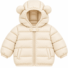 Cream Puffer Jacket - PU-04