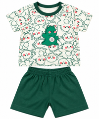 Green Dino Shirt & Shorts - CB-15