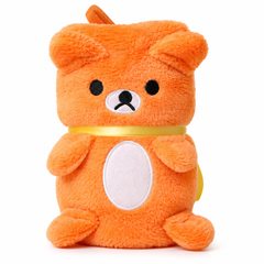 Orange Teddy Fluffy Blanket - BL-02