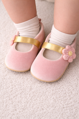 Pink Floral Shoes - SG-03